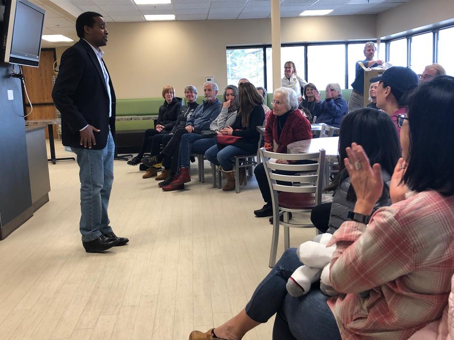 Rep. Neguse Launches Service Town Hall Initiative with Town Hall at Bridgehouse Boulder : Boulder service townhall2 3 19