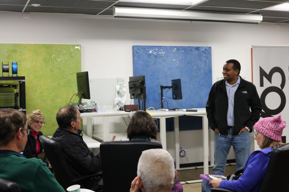 Rep. Neguse Holds Town Hall in Frisco : Frisco TownHall3 2 19