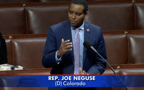 Congressman Neguse, whose district includes the headwaters of the Colorado River, took to the House Floor to speak in support of his bill on Monday evening.